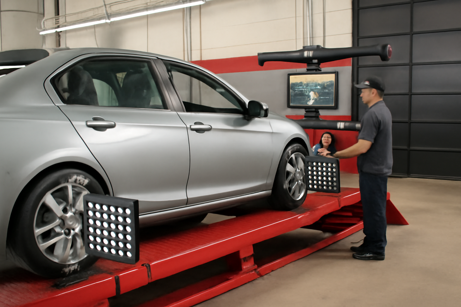 Car Alignment Turn Plates application