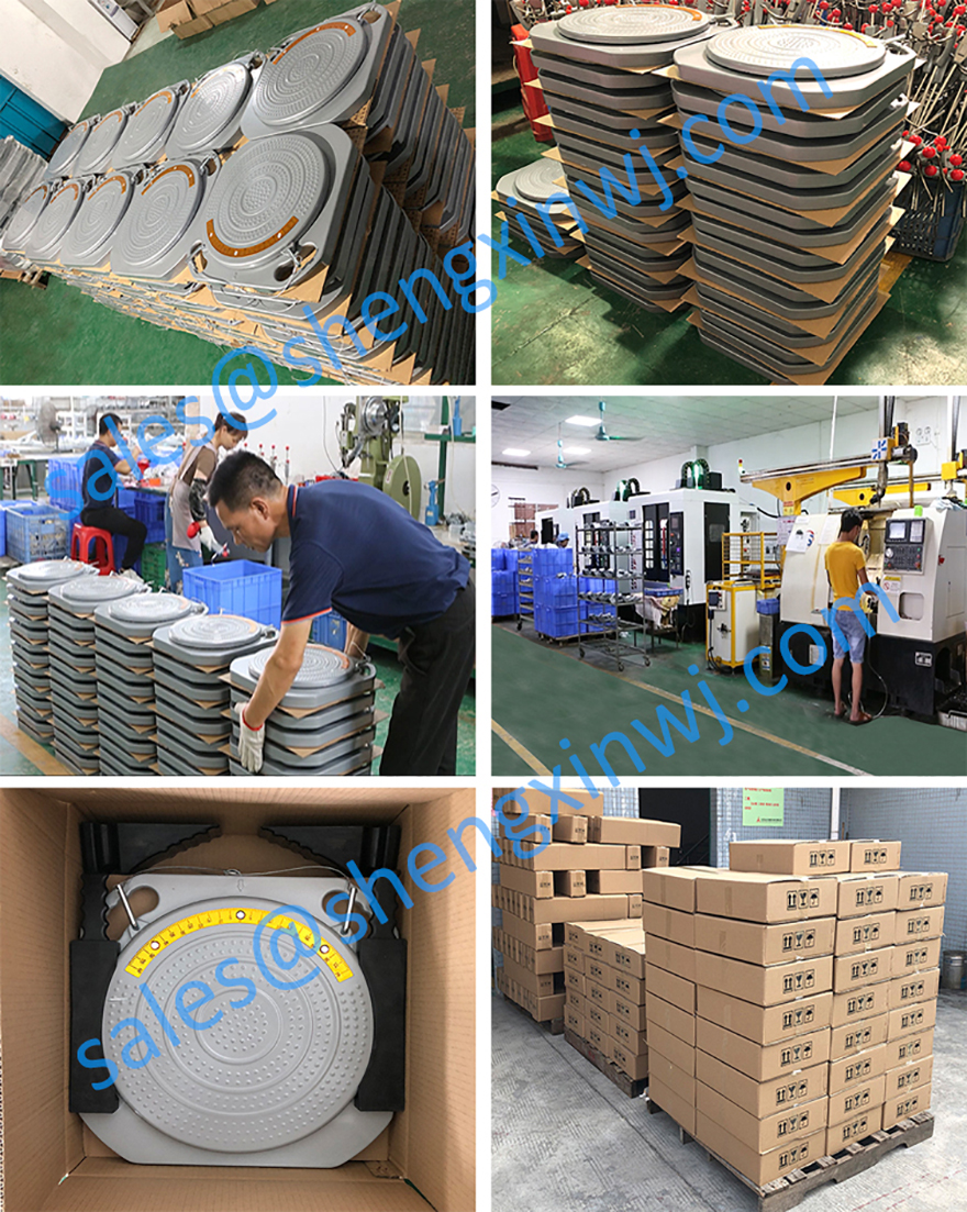 turntable on production line&packing